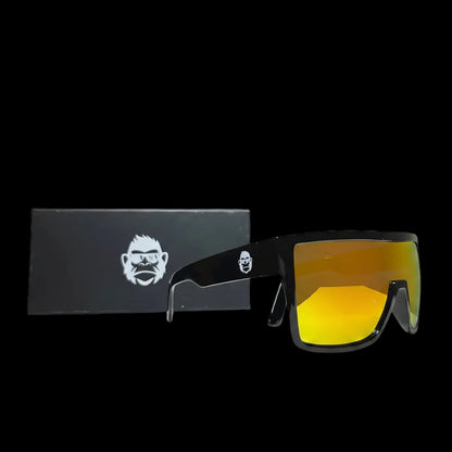 Red orange safety glases